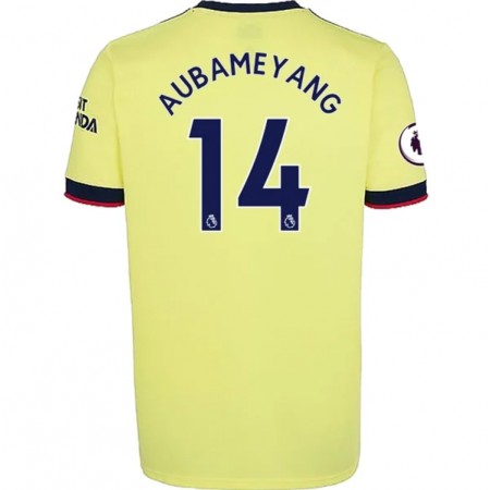 Billiga Fotbollströjor Arsenal Pierre-Emerick Aubameyang 14 Borta tröja 2021/22 Kortärmad